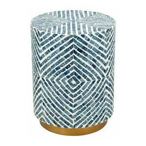 Mesa Auxiliar Estética con Incrustaciones de Concha, Mesa de Apoyo Minimalista de Conchas de Colores Mixtos, Precio de Fábrica al por Mayor de Vietnam para Decoración del Hogar y Boutiques - Product Image 3