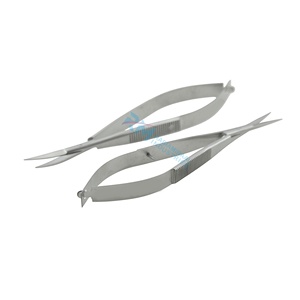 Ciseaux à cils et à sourcils RMI Silver Matt en acier inoxydable, ciseaux à ongles pour manucure, lame droite pointue, durables pour adultes - Product Image 3