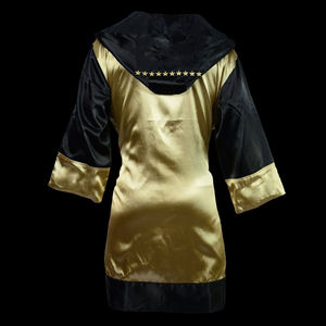 Robes de boxe en satin super doux, designs personnalisés de qualité professionnelle, robes de boxe pour la nuit de combat, robe de boxe personnalisée pour la salle de sport - Product Image 4
