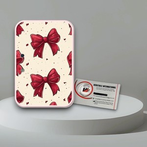 Pestañas Postizas Magnéticas de Acrílico Reutilizables con Diseño de Lazo Rojo Oscuro, Flor, Diamante, Corazón y Mariposa, Ecológicas, Marca Privada - Product Image 1