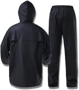 Custom Made Reversible Breathable Waterproof Men <b>Rain</b> Suit Lightweight Nylon Windbreaker Set <b>Jacket</b> Trouser Outdoor Activities - Product Image 5