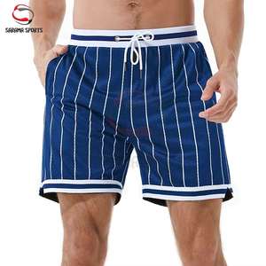 Pantalones Cortos Deportivos Vintage para Hombre, Personalizados con Estampado Tackle, Pantalones Cortos de Baloncesto de Doble Malla Lisos para Hombre, Fabricantes Personalizados - Product Image 6