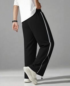 Pantalones para Hombre Ecológicos, de Secado Rápido, Impermeables, Ligeros, con Bloques de Color, de Algodón/Poliéster, Tallas Grandes, Corte Regular, Cintura Media Elástica - Product Image 2