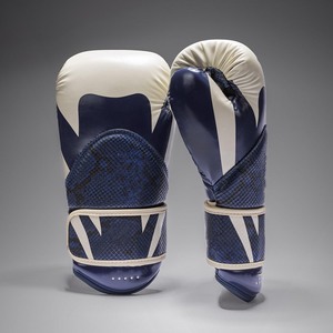 ถุงมือชกมวยสำหรับฝึกซ้อมมืออาชีพ ระบายอากาศได้ดี น้ำหนักเบา ทำจากหนัง PU 120 ออนซ์ มวยไทย คิกบ็อกซิ่ง  รับสกรีนโลโก้ ปรับสายรัดข้อมือได้ - Product Image 3
