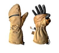 Gants de travail pour entrepôts frigorifiques, alpinisme, résistants à l'eau, paume en cuir de chèvre, respirants, chauds, mitaines