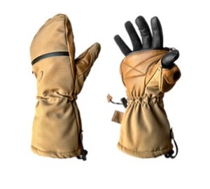 Cold Storage Work Gloves Mountaineering Water Resistant Goatskin Leather Palm Breathable Warm Hands Mittens - Product Image 4