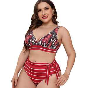 Sublimation Printing <b>Bikini</b> <b>Set</b> Modern Graphic Design Women Swimwear Stylish Two Piece Bathing Suit For Trendsetters - Product Image 1