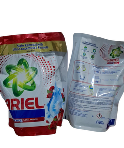 Détergent à lessive en gros pour éliminer les taches, liquide 2kg, sachet rouge, emballé en carton, Indonésie - Product Image 1