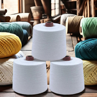 Fil de viscose 100% haute ténacité, texture soyeuse et lisse, motif brut, écologique, pour tricot et couture, commandes en gros