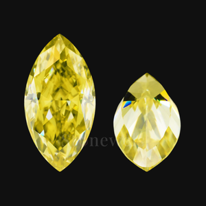 Diamante Cultivado en Laboratorio con Corte Marquise Amarillo Certificado por IGI, DEF VVS VS, Piedra Suelta de 1CT 2CT 3CT 4CT para Joyería - Product Image 1