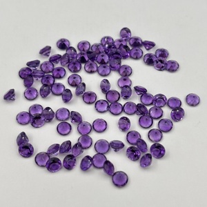 Ametyste africaine naturelle, taille ronde 4 mm (qualité AA), pierre précieuse lâche de qualité supérieure - Product Image 4