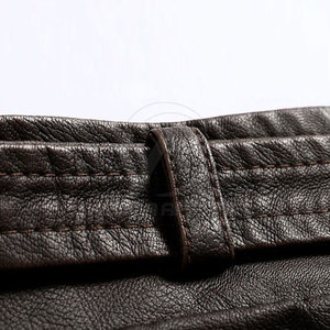 Veste d'hiver en cuir pour homme tendance avec fermeture éclair sur le devant et design moderne ajusté pour toutes les occasions - Product Image 3