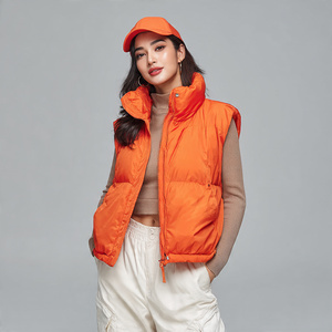 Gilet matelassé ultraléger sans manches pour femme – Gilet d'hiver chaud et léger en duvet ultra-fin pour femme - Product Image 2