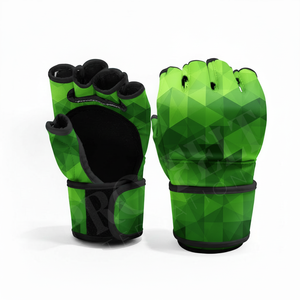 MMA Apparel Safety Equipment Sparring Gloves Boxing Training Grappling Punching Shock Absorbing <b>Foam</b> <b>Padding</b> Wrist Support Glove - Product Image 4