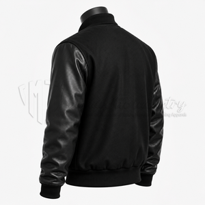 Chaqueta Universitaria Clásica Estilo Letterman con Logotipo Personalizado, Material Suave, Ajuste Cómodo, Prenda Exterior de Alta Calidad - Product Image 5