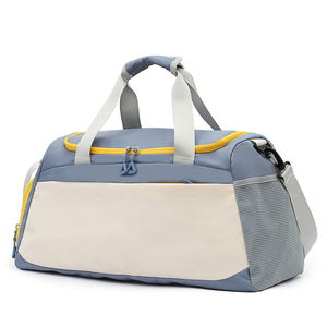 Custom Leather Duffle Bag with Printed Logo High Quality Luxury Travel Large Capacity Genuine Leather Duffle Bags for <b>Men</b> - Product Image 3