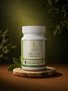 Chamakkatt Herbal Sukumara Ghrutham 150 g, Cápsulas Ayurvédicas Certificadas ISO para el Apoyo Inmunitario, 2 Años de Vida Útil para el Cuidado de la Salud - Product Image 1