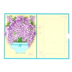 กระดาษป๊อปอัพของที่ระลึกช่อดอกไม้3D ดอกไม้ของขวัญการ์ดป๊อปอัพผู้ผลิตงานฝีมือจากเวียดนาม - Product Image 6