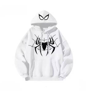 Sudadera con Capucha para Hombre, Diseño Vintage con Parches Bordados en Chenilla, 100% Algodón, Corte Regular, Cómoda, Transpirable, Estilo Urbano - Product Image 5