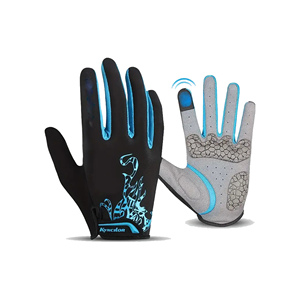 Guantes de Ciclismo Transpirables FITME SPORTS para Hombre y Mujer, de Dedo Largo, para Primavera/Verano, Deportes al Aire Libre, Entrenamiento, Cuero, Bicicleta de Montaña - Product Image 1