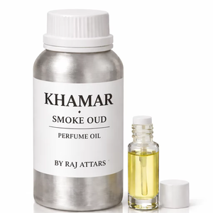 Huile de parfum concentrée KHAMAR SMOKE OUD de haute qualité, 250 grammes, longue durée, sans alcool, parfum unisexe, utilisation quotidienne - Product Image 1