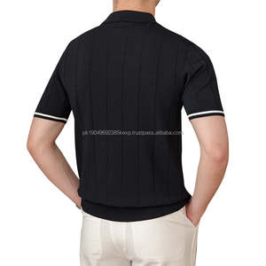 Camisa de Verano 2026 para Hombre, Mezcla de Algodón de Secado Rápido, con Cierre, Servicio OEM de Marca Privada, Tejido y Punto Personalizados 2026 - Product Image 2