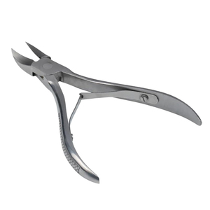 ที่ตัดหนังกำพร้าสแตนเลสแบบหนาพิเศษพร้อมสปริงคู่ เครื่องมือตัดเล็บมืออาชีพสำหรับดูแลเล็บมือและเล็บเท้าในร้านเสริมสวย - Product Image 1