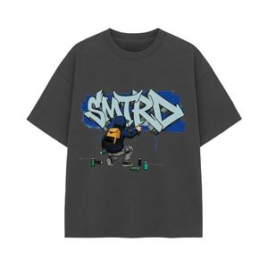 Camiseta de Algodón Personalizada para Hombre, Estilo Urbano, Lisa, al por Mayor, Informal, Transpirable, de Verano, a la Moda, OEM - Product Image 4