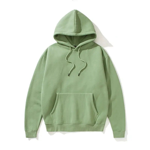 Fabricant en gros de sweats à capuche personnalisés avec logos, couleur unie, en molleton de coton, décontractés, pour l'automne et l'hiver, avec poche, coupe classique - Product Image 3