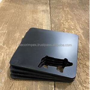 Unique Design Golden Finished Metal Aluminum <b>Coaster</b> <b>For</b> Hotel luxury round <b>coasters</b> modern aluminum <b>coasters</b> - Product Image 4