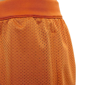 Compre Ahora Pantalones Cortos Deportivos de Malla Naranja para Hombre, Transpirables, de Secado Rápido, Casuales, de Verano, Proveedor Mayorista OEM ODM - Product Image 4