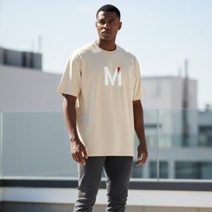 Camiseta holgada y transpirable para hombre y mujer, estilo minimalista escandinavo, color sólido, hombros caídos, ropa informal de verano - Product Image 6
