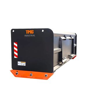 Spazzaneve per Skid Steer da 9FT, Spingi Neve 40-70 HP con Lama in Acciaio, Pattini Antiusura Orientabili e Supporti Laterali per Costruzioni, Prodotto da TMG - Product Image 2