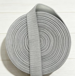 Vente en gros de bande élastique pliante en nylon et élasthanne de haute qualité, couleur unie noir et blanc, 5/8" (15 mm), pour sous-vêtements, soutien-gorge, vêtements - Product Image 4