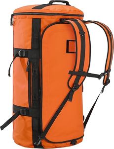 Sac de sport en nylon orange 50-70L avec bretelles, sac à dos de voyage - Product Image 1
