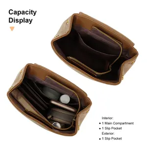 Sac à dos pour femme en cuir synthétique, sac multifonction, sangle réglable, fermeture éclair et fermeture magnétique - Product Image 6