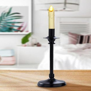 Christmas <b>Black</b> Candle <b>Holder</b> <b>Candlestick</b> Christmas Candelabra Dinning Wedding Home & Garden Home Décor Candle <b>Holders</b> - Product Image 2