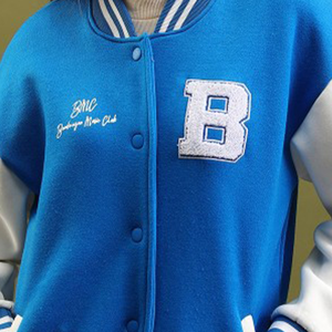 Blousons universitaires personnalisés pour hommes, style urbain, à capuche, imperméables, réversibles, avec manches de baseball, chauds pour l'hiver, style Letterman - Product Image 4