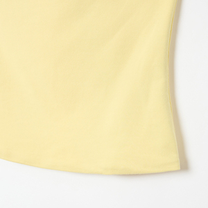 Top Bandeau de Algodón Suave Color Amarillo Mantequilla para Mujer, Corte Ajustado, Ideal para Combinar, Bajo MOQ, Envío Rápido - Product Image 5