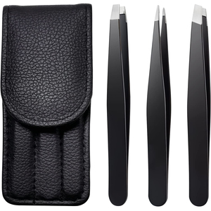 Pinzas para Depilar Cejas de Acero Inoxidable Color Plata, Nuevas y Elegantes, Punta Puntiaguda, Venta al por Mayor de Fábrica - Product Image 5