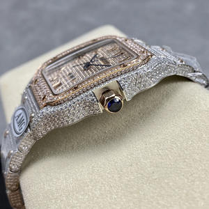 Reloj Mecánico para Hombre con Moissanita VVS, Estilo Hip Hop, con Incrustaciones de Diamantes, Marca de Lujo, Pasa el Test de Diamantes - Product Image 5