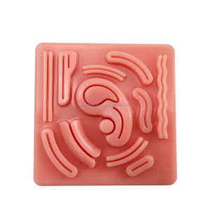 Tampon de suture en silicone avec plaies pour la formation par simulation laparoscopique Modèle de couture certifié CE pour médecins Marque distributeur OEM - Product Image 1