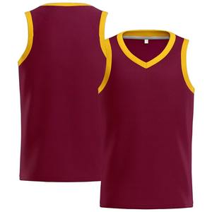 Maillots de basket-ball noirs personnalisés de haute qualité, respirants, en Spandex/Nylon, grandes tailles, impression par sublimation, nom de l'équipe, lettre, logo avant - Product Image 2