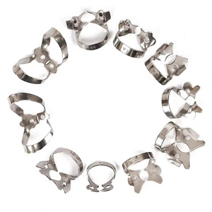 Kit de pinces de barrage dentaire orthodontique en acier inoxydable, 32 pièces, 3 mors, manuel, avec support de pinces, CE ISO - Product Image 2