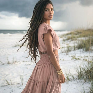 Top Corto de Algodón para Mujer, Bonito Top de Verano, Camiseta Informal para Usar en la Calle, Atuendo Ligero para el Día a Día, Top de Talla Grande - Product Image 1