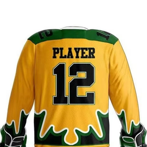 Uniforme de hockey sur glace avec tissu de qualité supérieure, maillot de hockey sur glace élégant pour les athlètes professionnels, fournisseur d'uniformes d'équipe de hockey - Product Image 5
