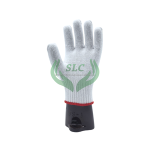 Guantes de trabajo de punto de algodón antideslizantes óptimos Guantes de seguridad para trabajadores de la construcción de construcción industrial de uso general - Product Image 5