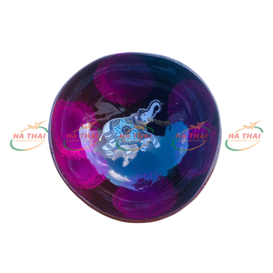 Tazón de coco ecológico artístico hecho a mano diseño sostenible para la decoración del hogar directo de la fábrica de Vietnam al por menor al por mayor - Product Image 5