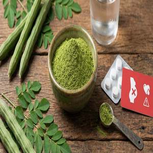 Poudre de Moringa Premium, poudre de Moringa naturelle, favorise la santé et la croissance des cheveux, soins de la peau et applications bien-être. - Product Image 2