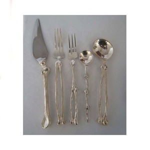 Fabuleux Design Unique Poignée Banquet et Restaurant De Mariage De Luxe En Acier Inoxydable Fourchette Cuillère Couverts Ensemble - Product Image 1